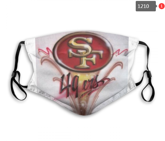 NFL San Francisco 49ers 7 Dust mask with filter